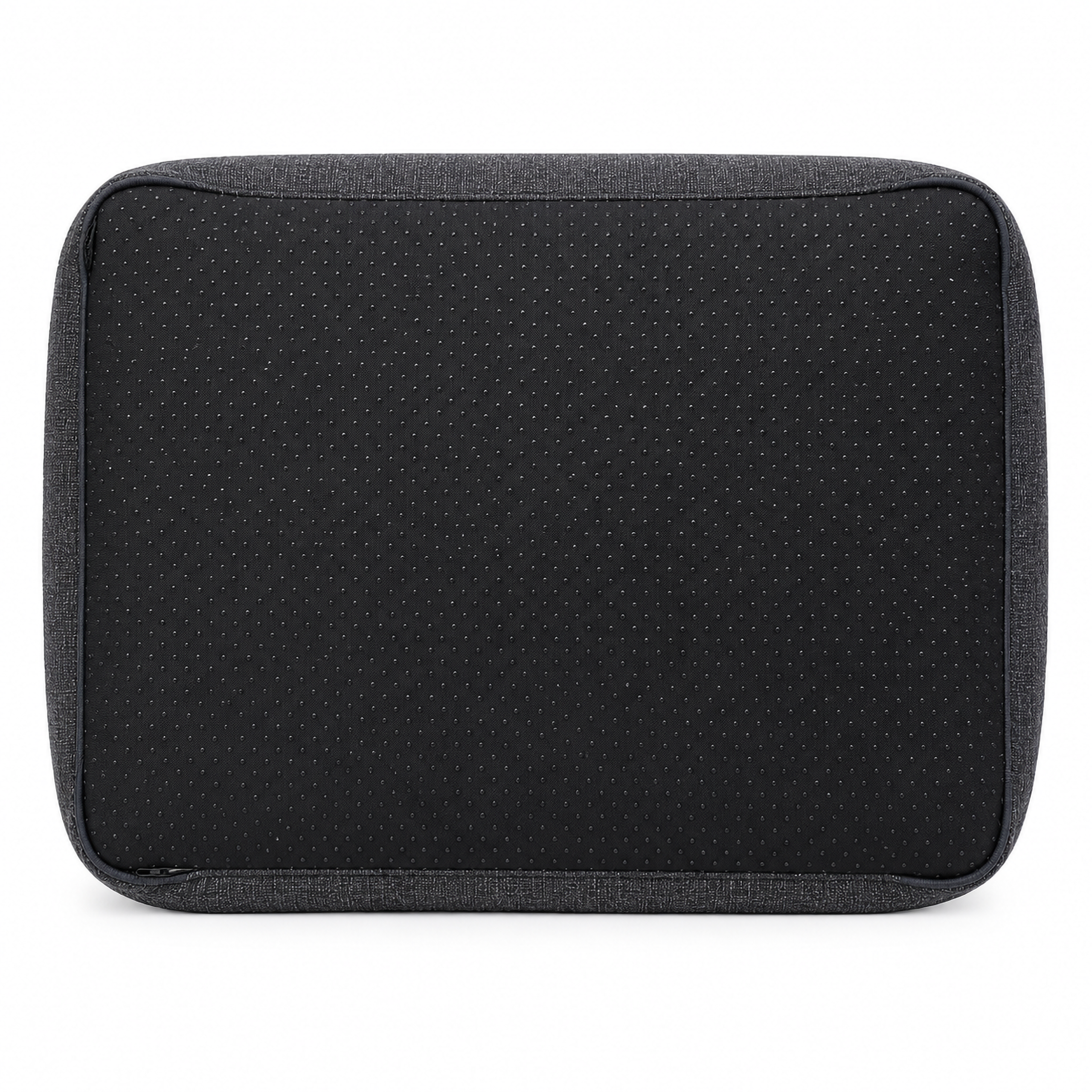 a black rectangular pouch with rounded corners and a textured surface on.png a black rectangular pouch with rounded corners and a textured surface on.png