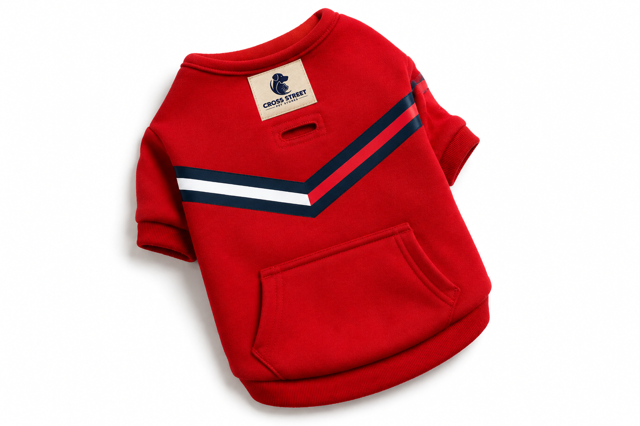reddogsweaterwithstripedsleevesandafrontpocketlaidflat.png reddogsweaterwithstripedsleevesandafrontpocketlaidflat.png
